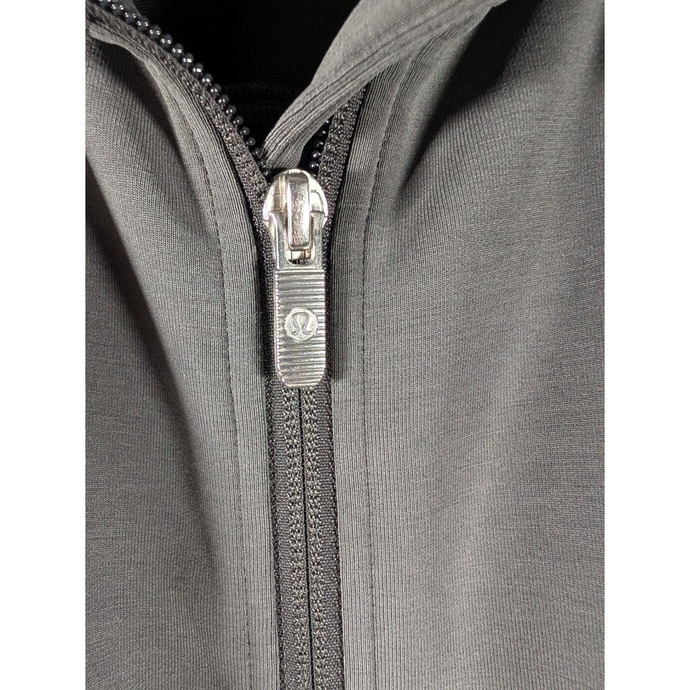 Lululemon Softstreme Cinch-Waist Jacket Graphite Grey LW3GNNS Size 8 - Picture 4 of 6